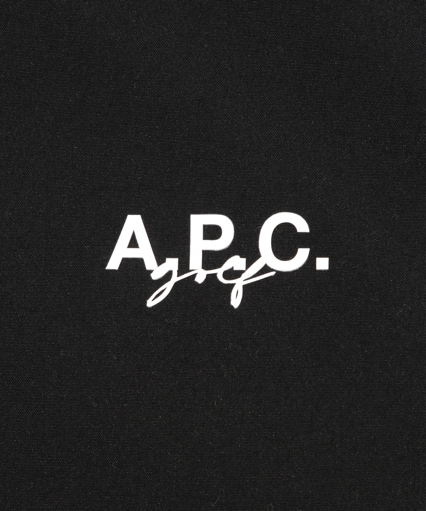 A.P.C.GOLF HOODIE DAWN JACKET BLACK