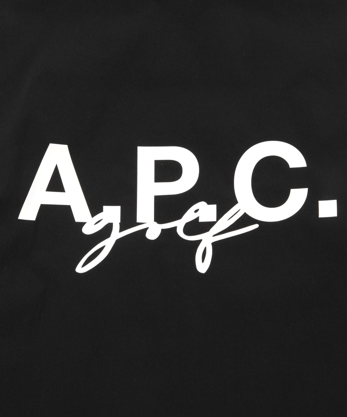A.P.C.GOLF HOODIE DAWN JACKET BLACK