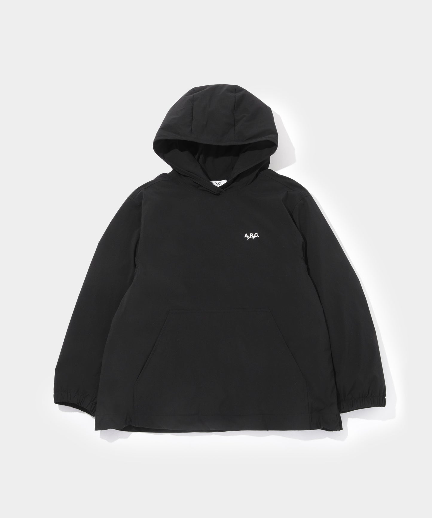 A.P.C.GOLF HOODIE DAWN JACKET BLACK