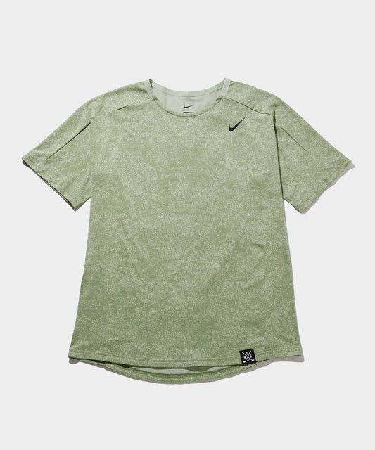 NIKE ゴルフ クラブ メンズ ゴルフ ショートスリーブ トップ グリーン