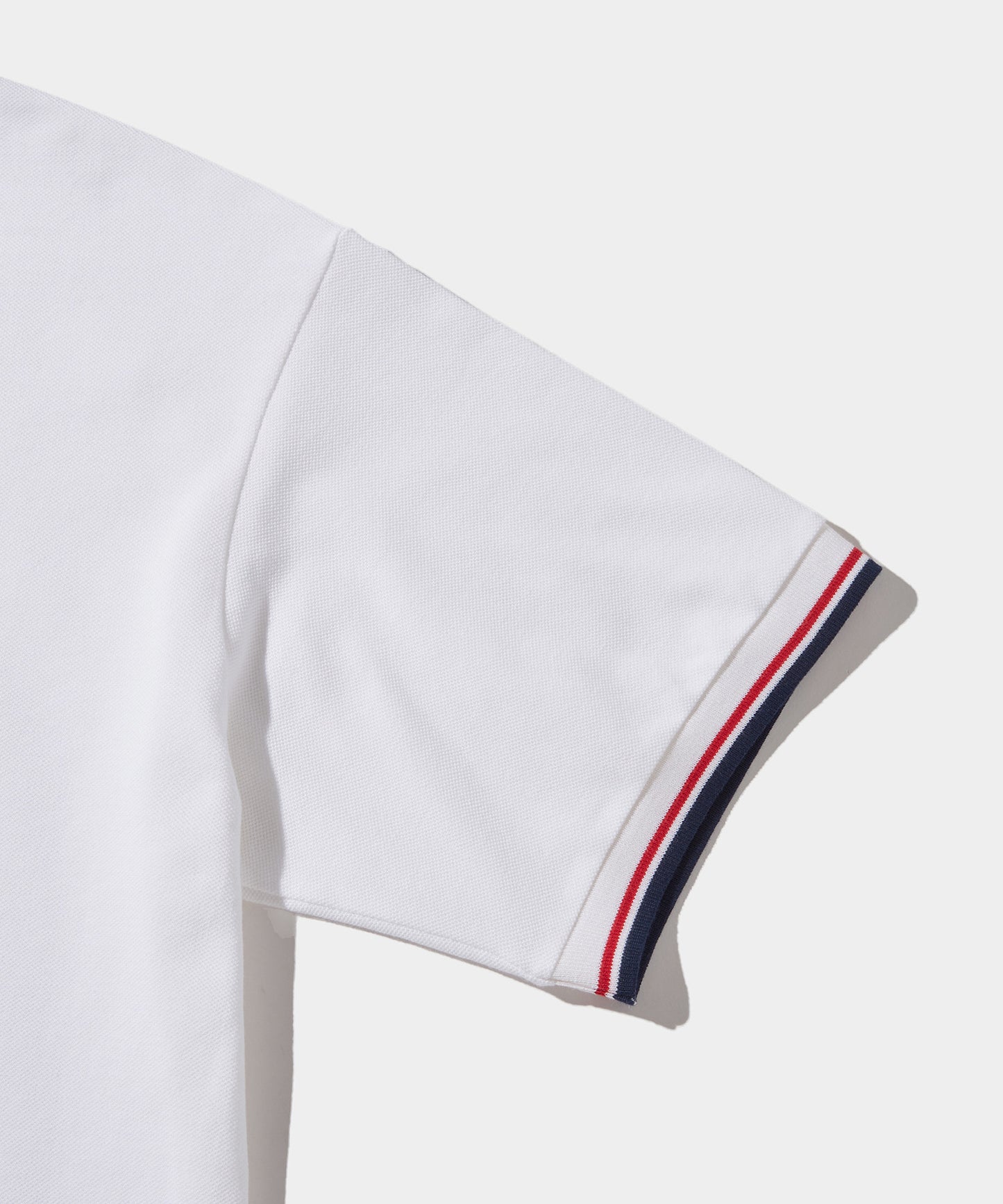 NEEDLES Shawl Collar S/S Polo - Cotton Pique WHITE