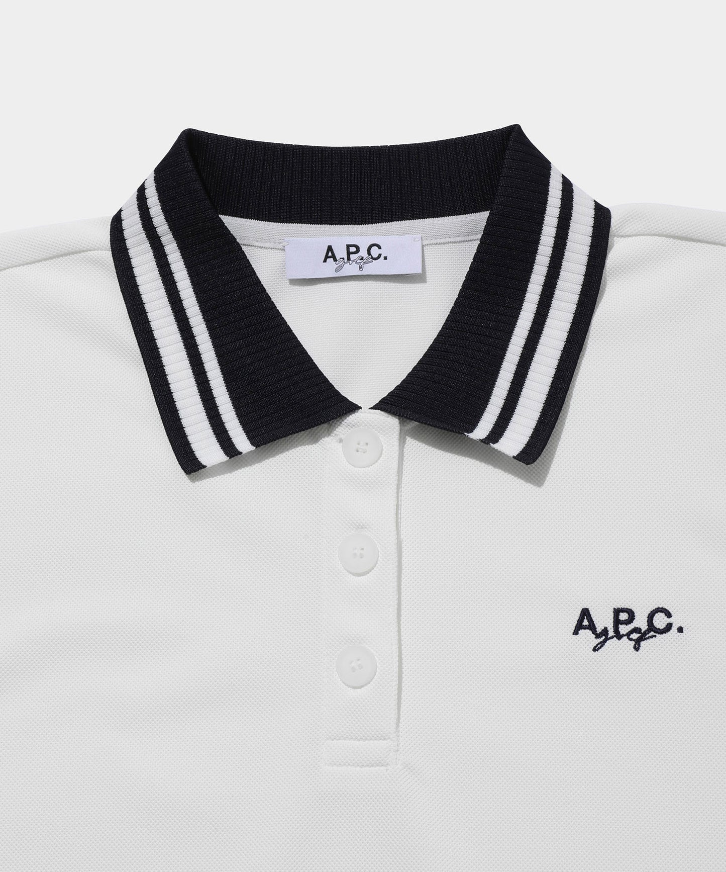 A.P.C.golf POLO CTM2410 WHITE