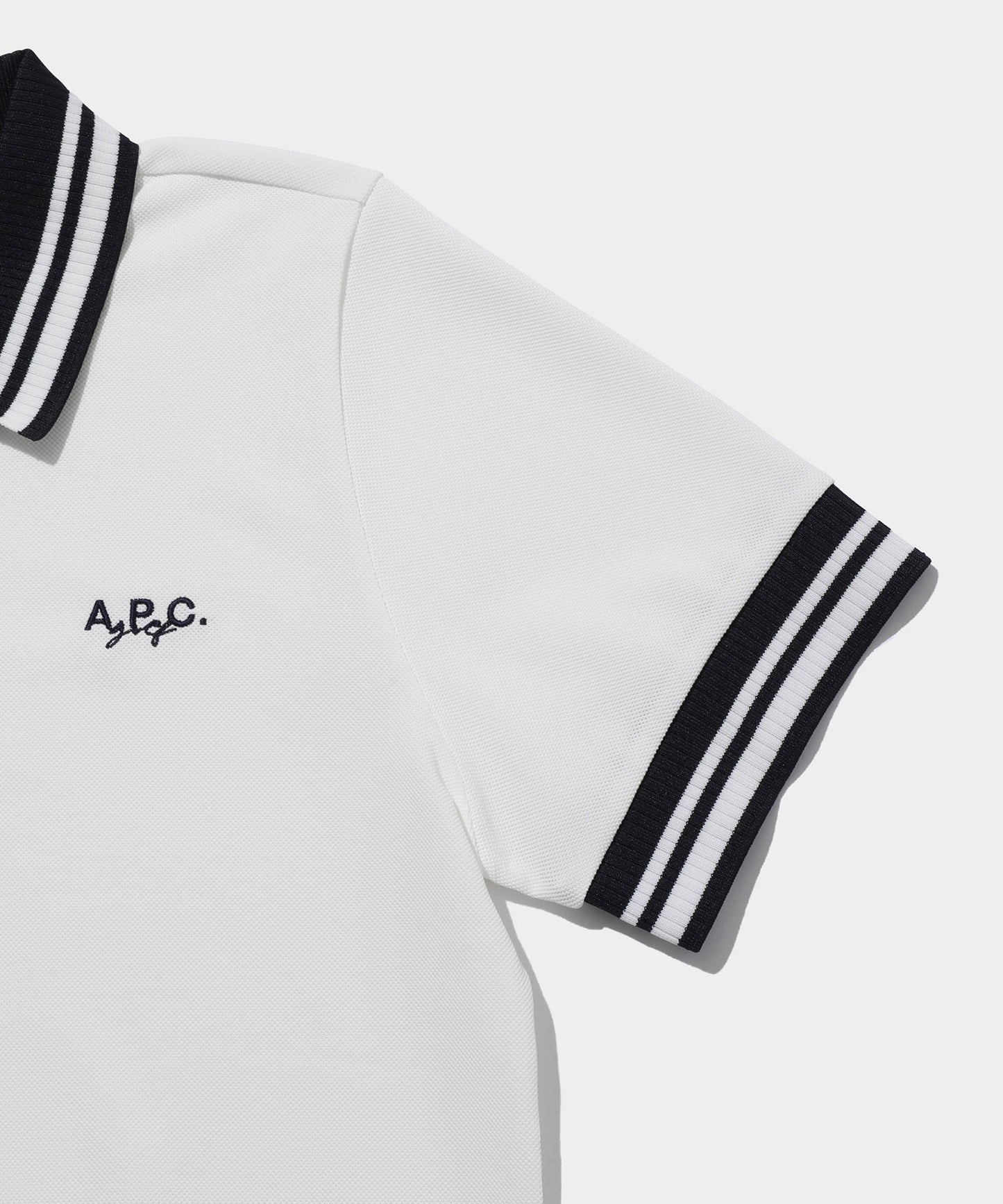 A.P.C.golf POLO CTM2410 WHITE