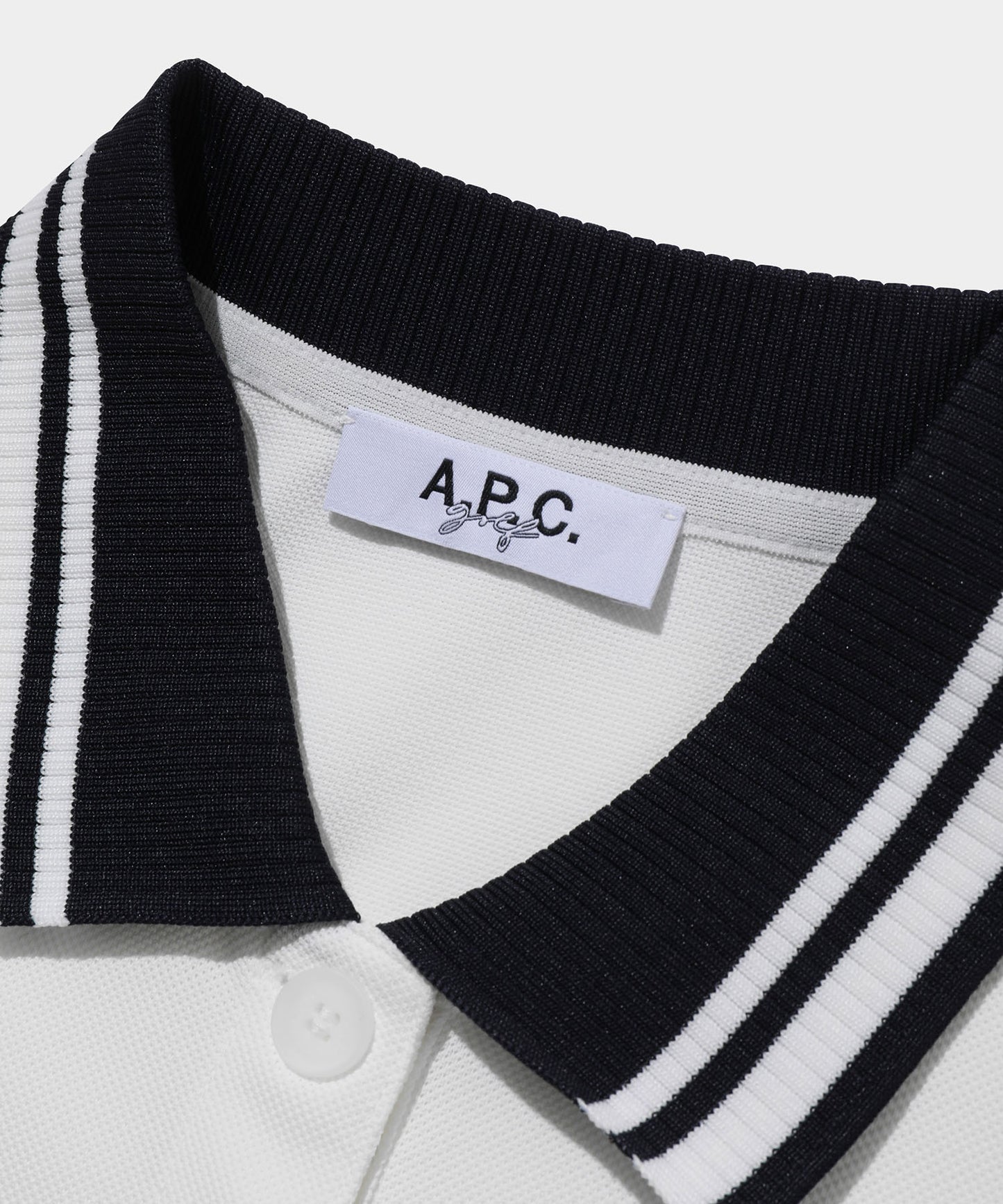 A.P.C.golf POLO CTM2410 WHITE