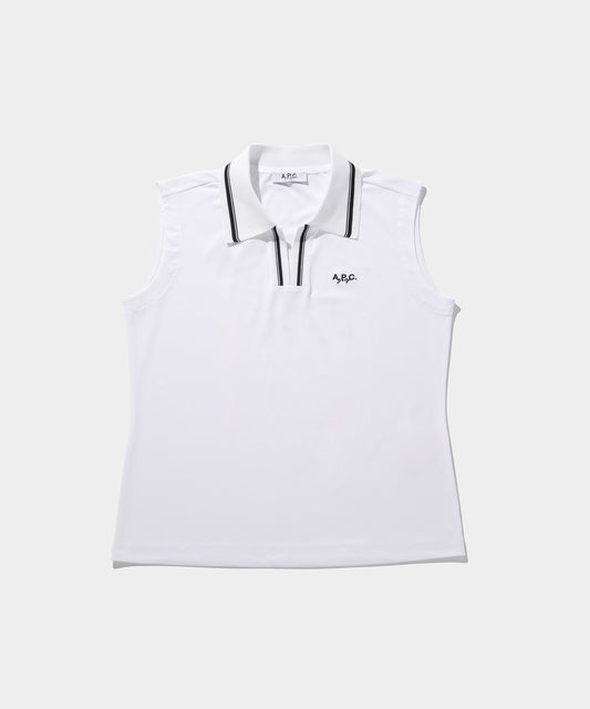 A.P.C.golf POLO CTM24N1 WHITE