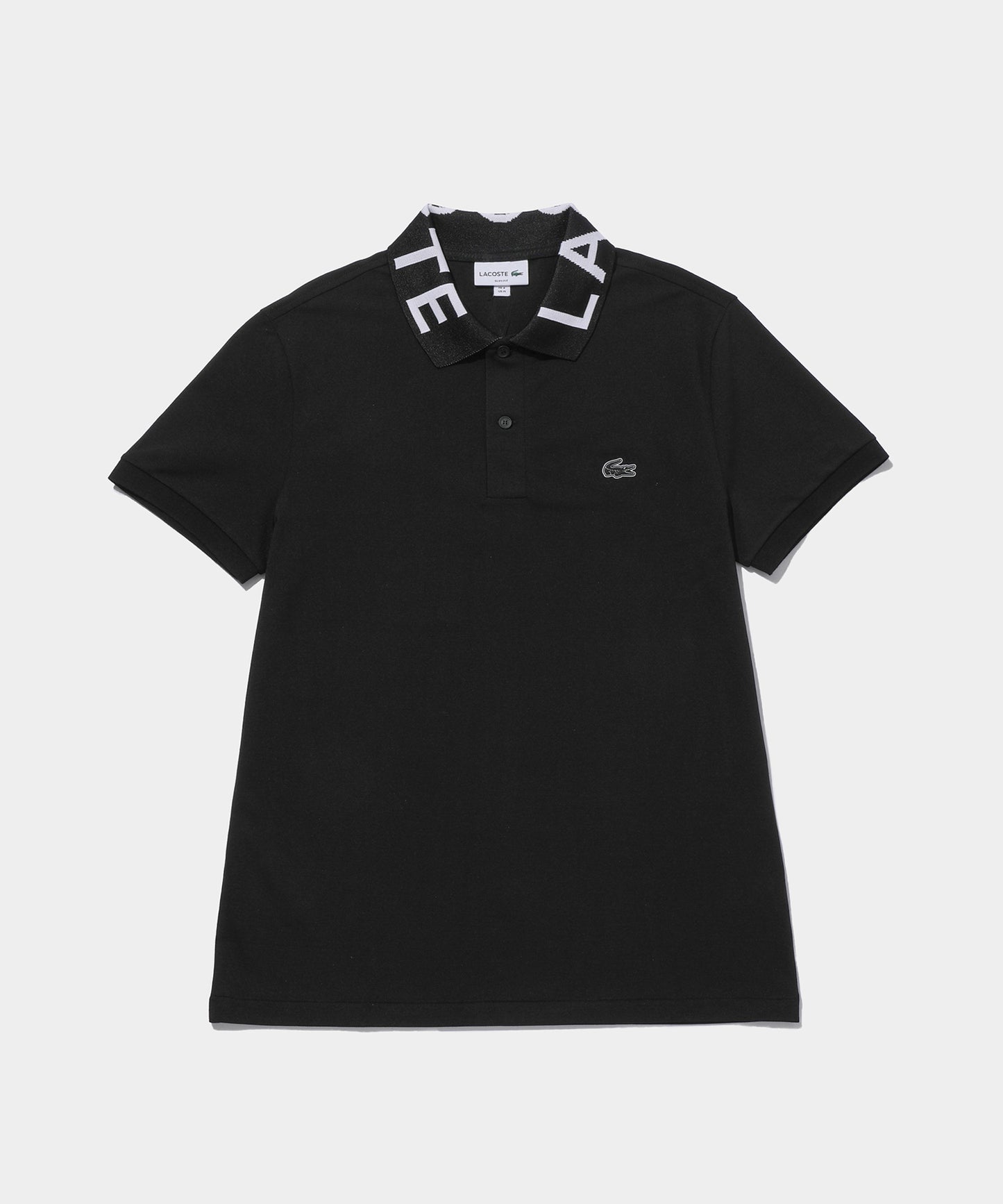 LACOSTE Movement Jacquard Collar  BLACK