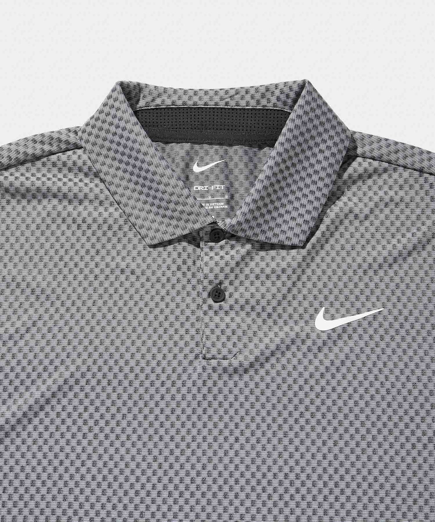 NIKE AS M NK DF TOUR POLO JACQUARD BLACK/GREY