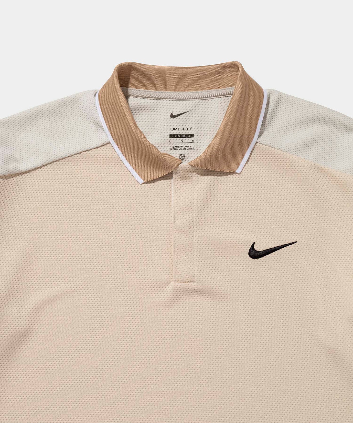 【NIKE】Dri-FIT ゴルフポロ BEIGE