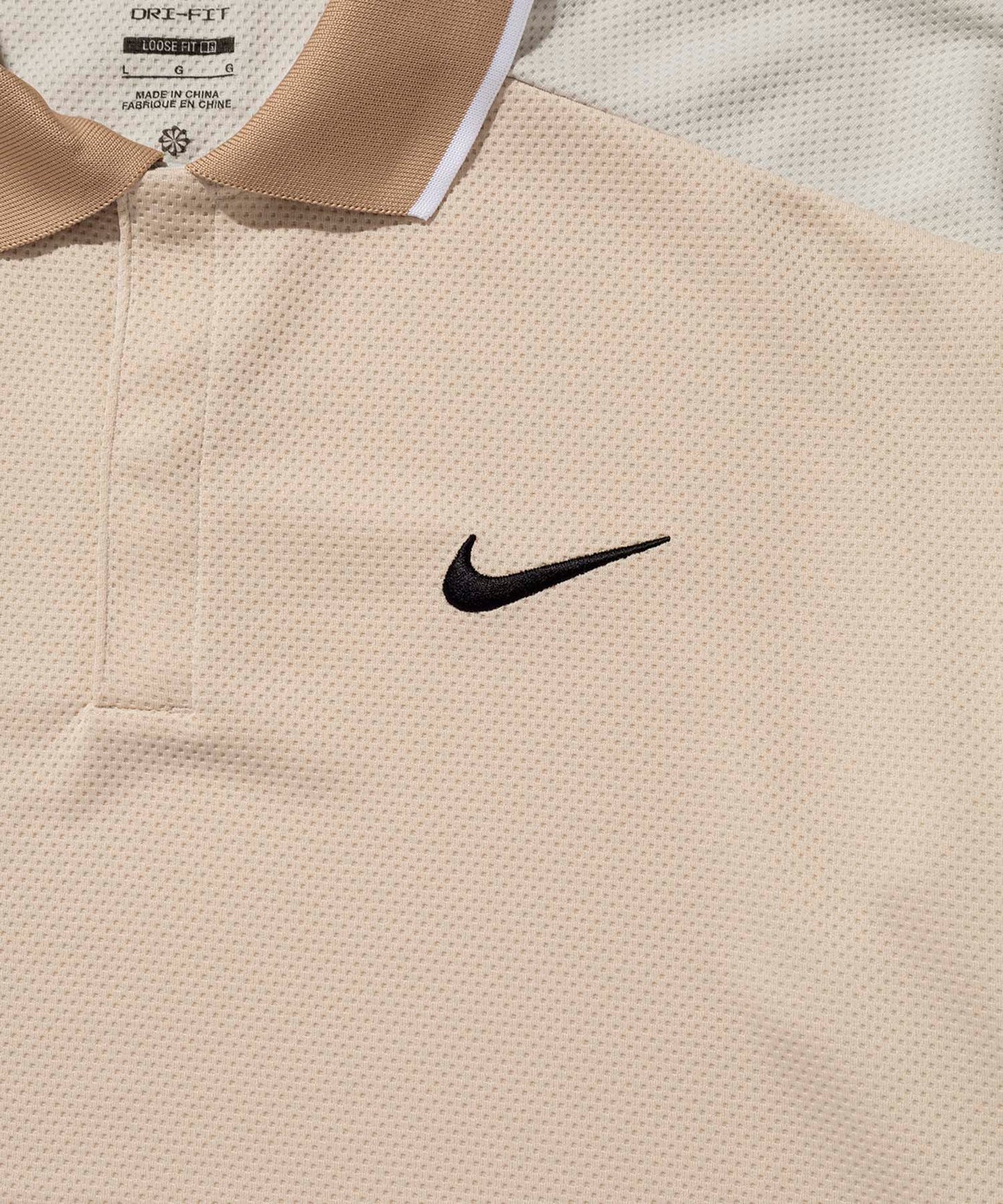 【NIKE】Dri-FIT ゴルフポロ BEIGE