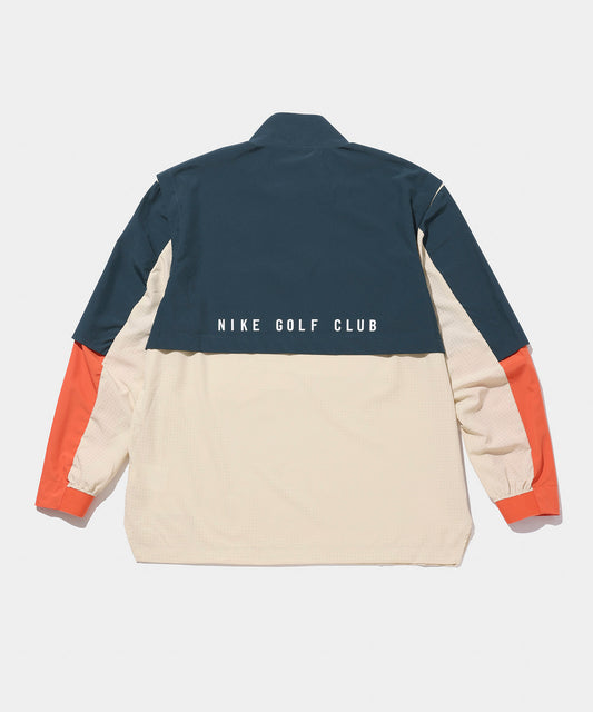 NIKE Dri-FIT 1/2ジップ ゴルフジャケット SAND DRIFT/NAVY