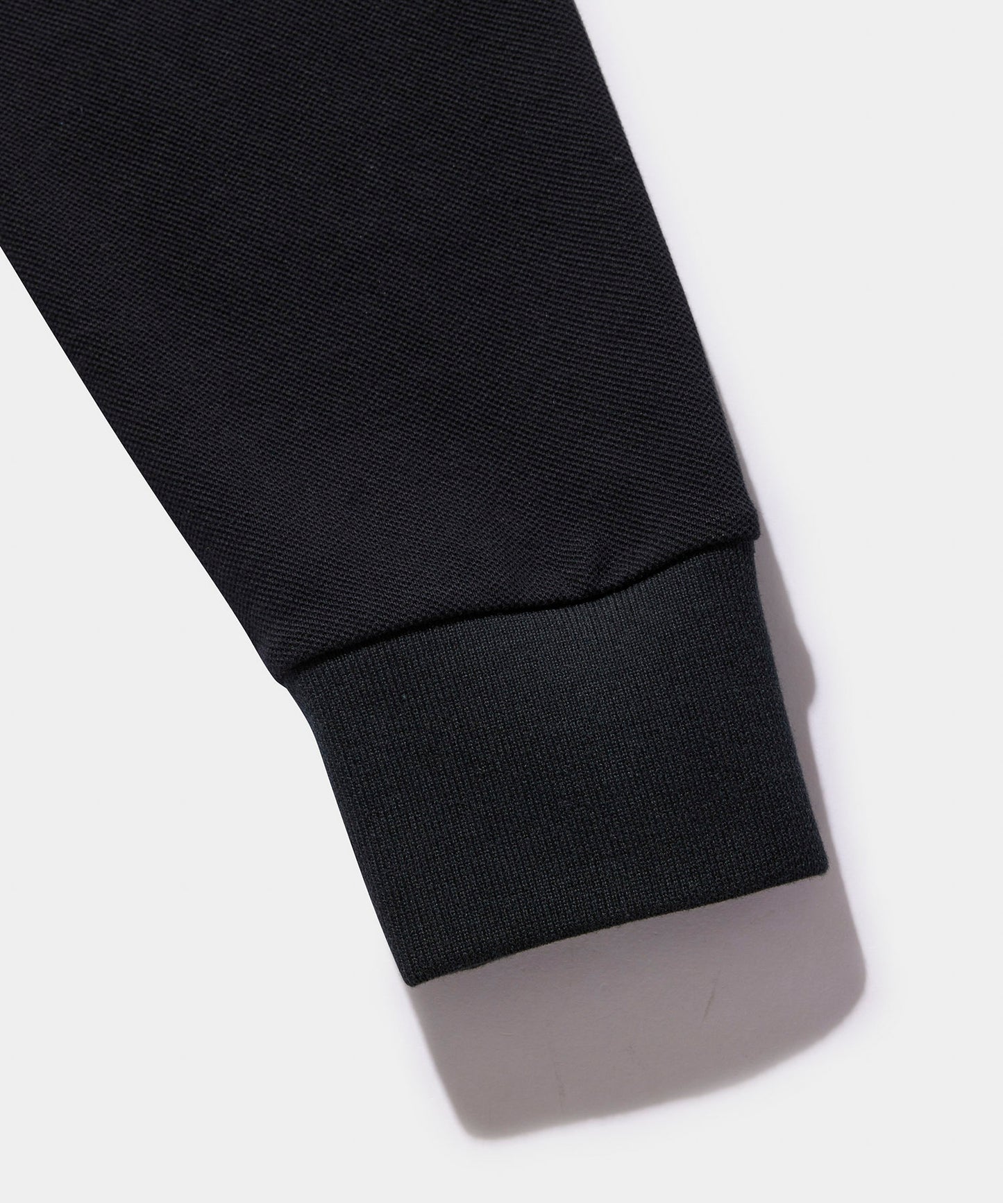 NEEDLES L/S Polo Shirt - Cotton Pique BLACK