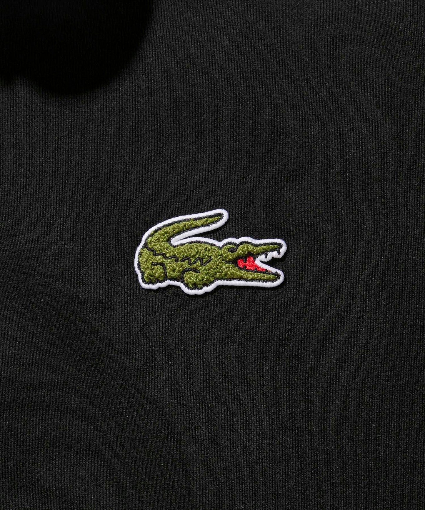 LACOSTE ハーフジップスタンドカラースウェット SH2748 BLACK