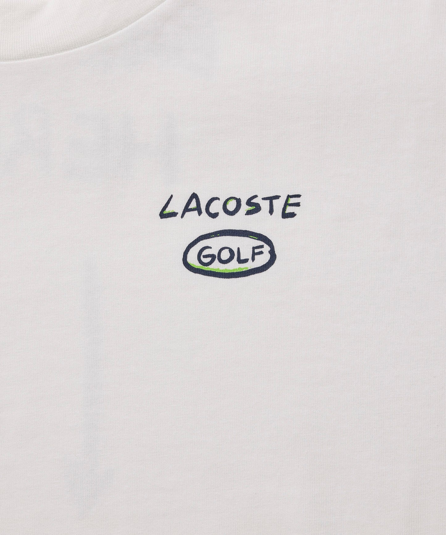 LACOSTE バックプリントTシャツ TH2562 WHITE