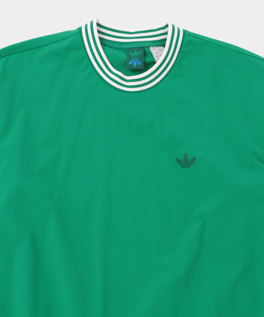 【adidas】ROLLING LINKS 撥水クルーネックウィンド GREEN