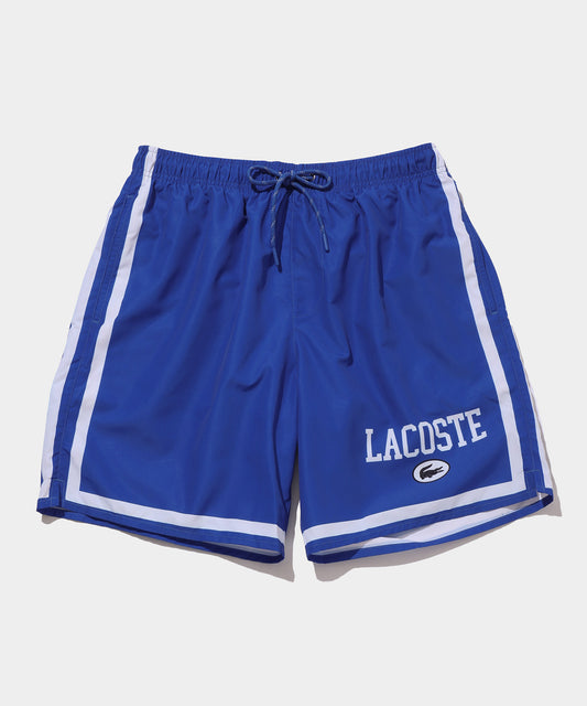 LACOSTE アウトラインスイムショーツ BLUE