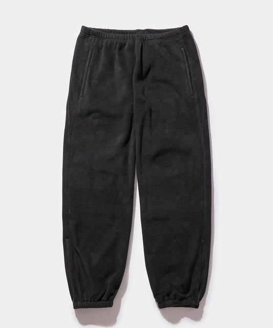 NEEDLES Zipped Sweat Pant - PE/R Fleece BLACK