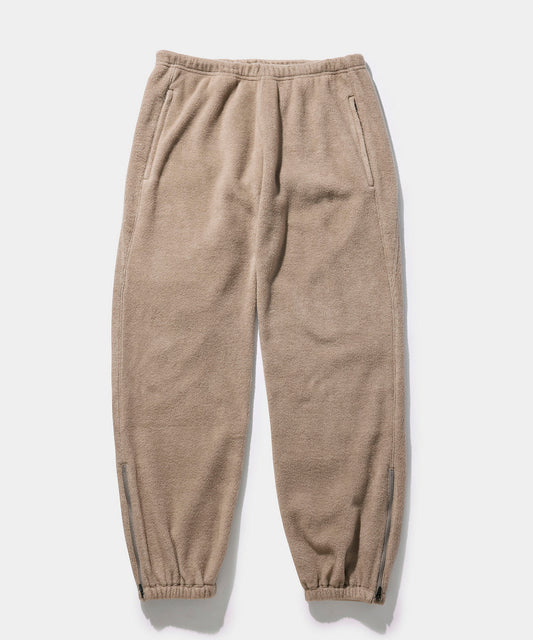 NEEDLES Zipped Sweat Pant - PE/R Fleece BEIGE