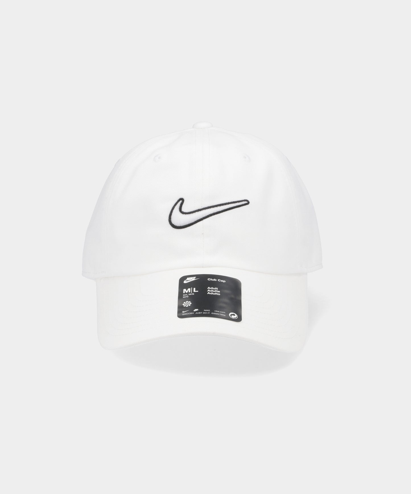 NIKE クラブ アンストラクチャード スウッシュ キャップ WHITE