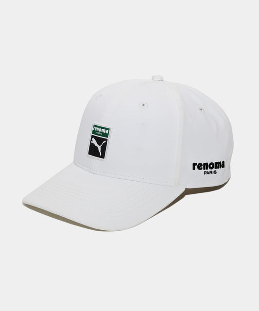 renoma golf x PUMA ゴルフ RXP ICON ネーム キャップ WHITE