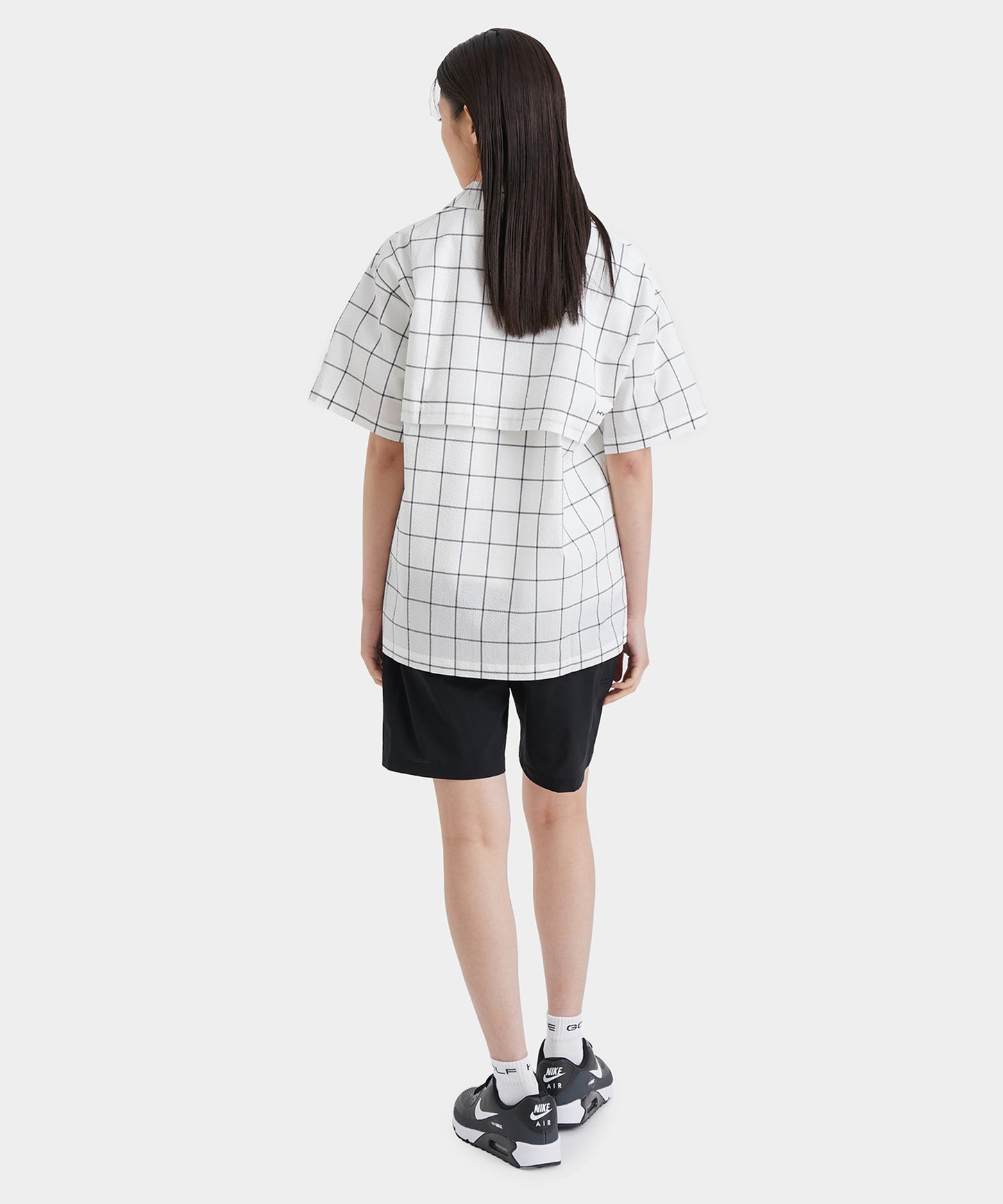 COOLMAX SUCKER OPEN COLLAR SHIRT WHITE