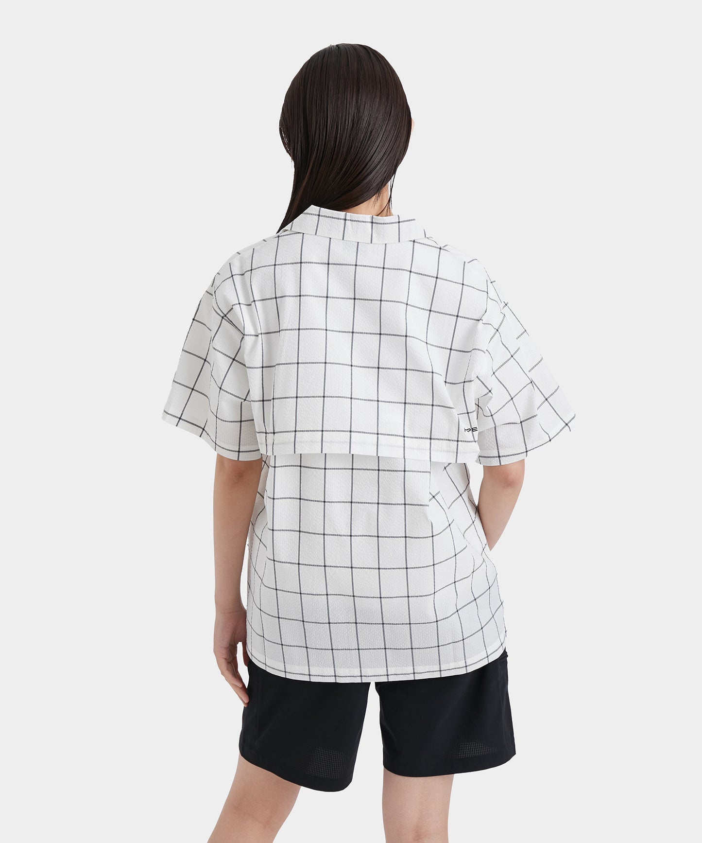 COOLMAX SUCKER OPEN COLLAR SHIRT WHITE