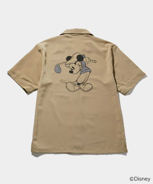 OPEN COLLAR SHIRT / Mickey Mouse