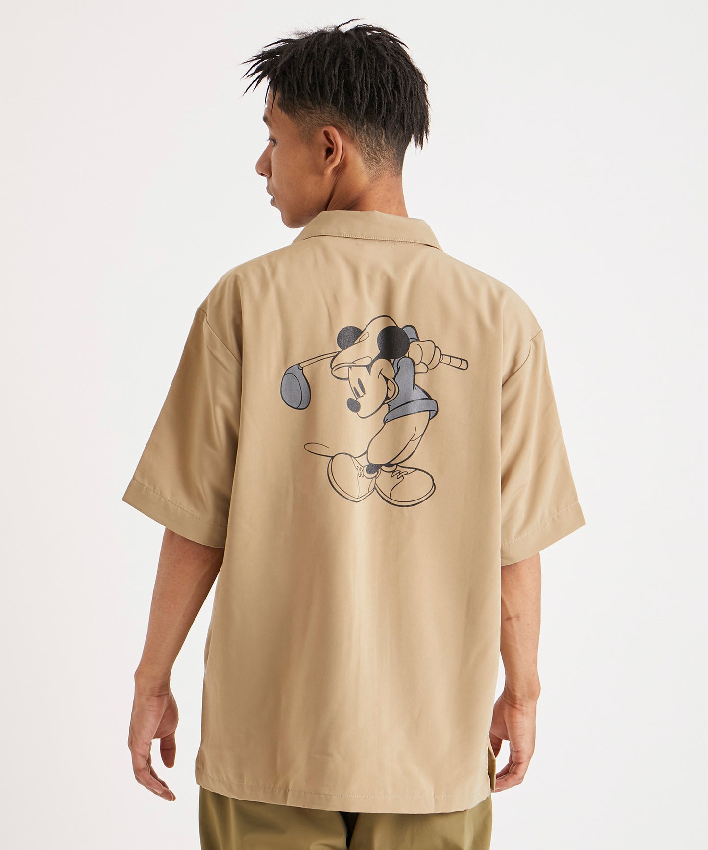 OPEN COLLAR SHIRT / Mickey Mouse