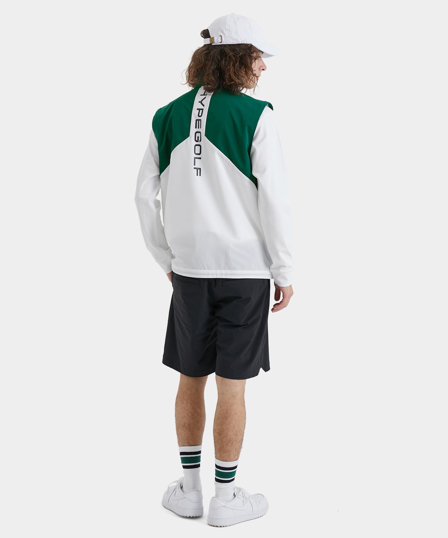 DotAir DETACHABLE ZIP JACKET WHITEｘGREEN