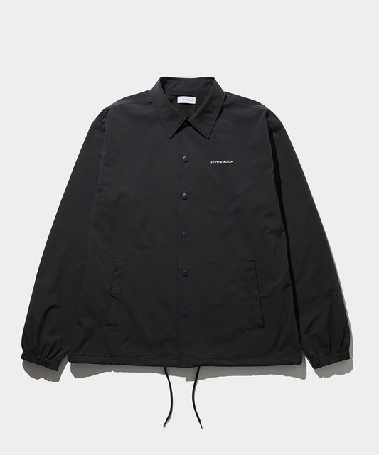 DOT MOTIF COACH JACKET BLACK