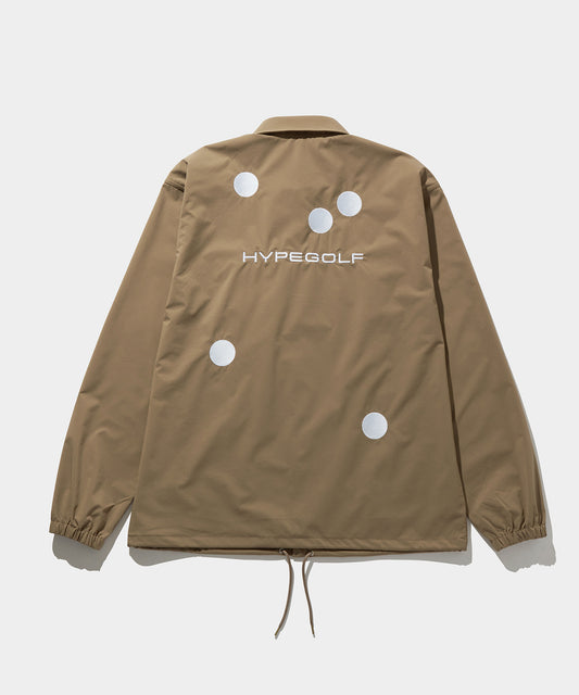 DOT MOTIF COACH JACKET MOCA