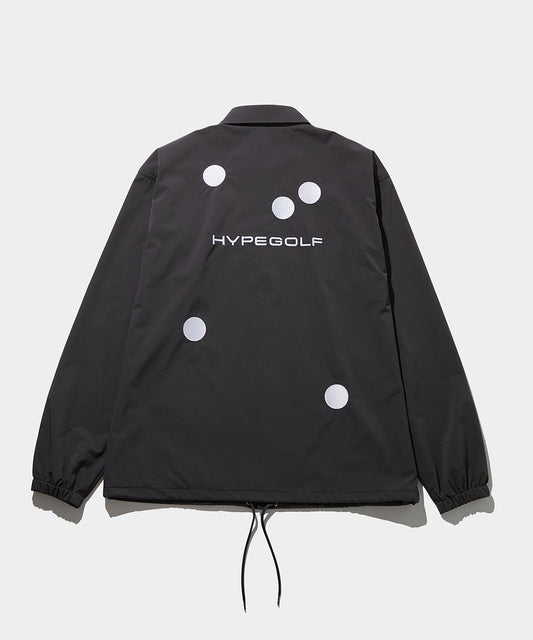 DOT MOTIF COACH JACKET D.GRAY