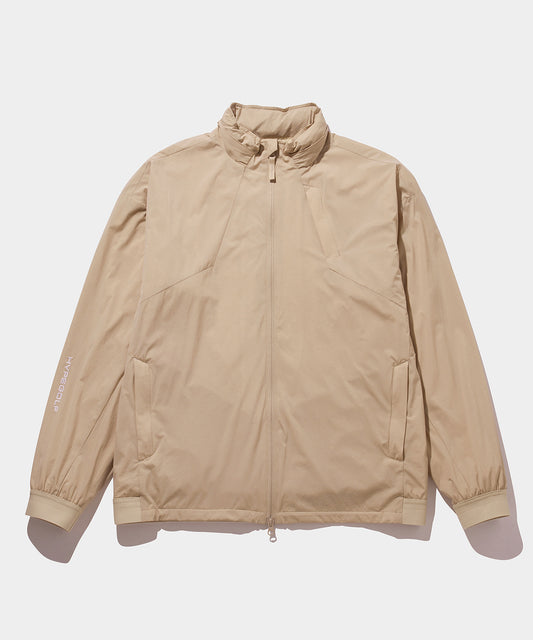 WOVEN NYLON FULL ZIP JACKET MOCA