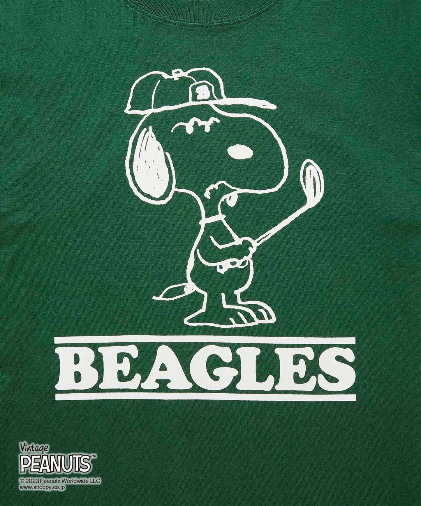 Peanuts GOLF T-shirts D.GREEN
