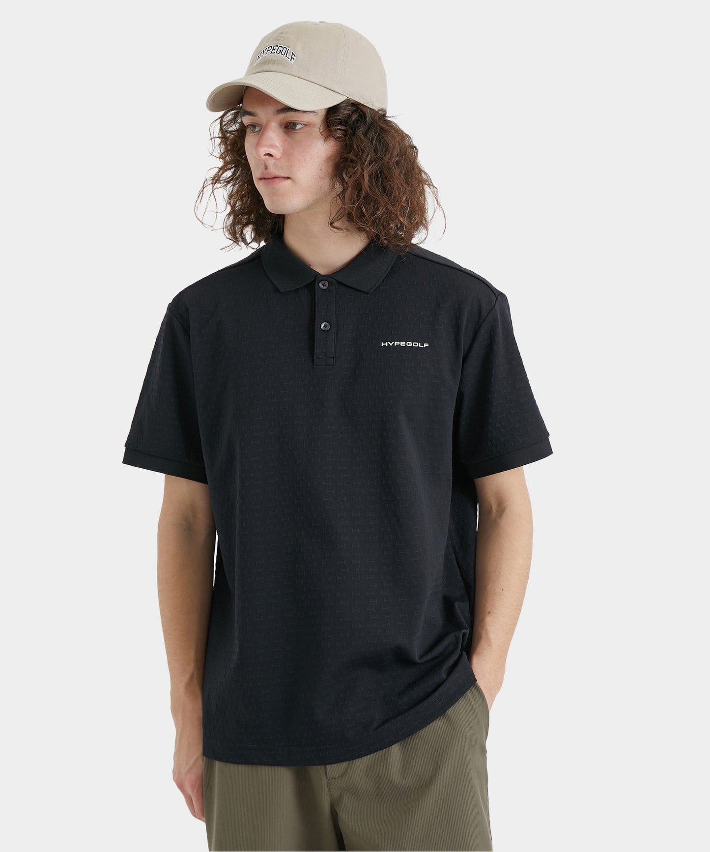 H JACQUARD POLO SHIRTS