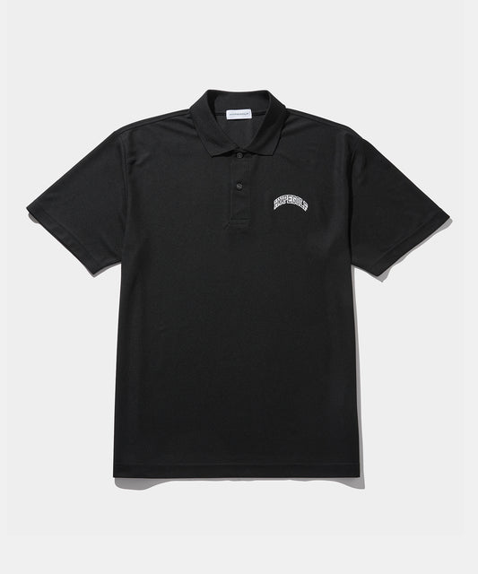 ARCH LOGO POLO SHIRTS BLACK