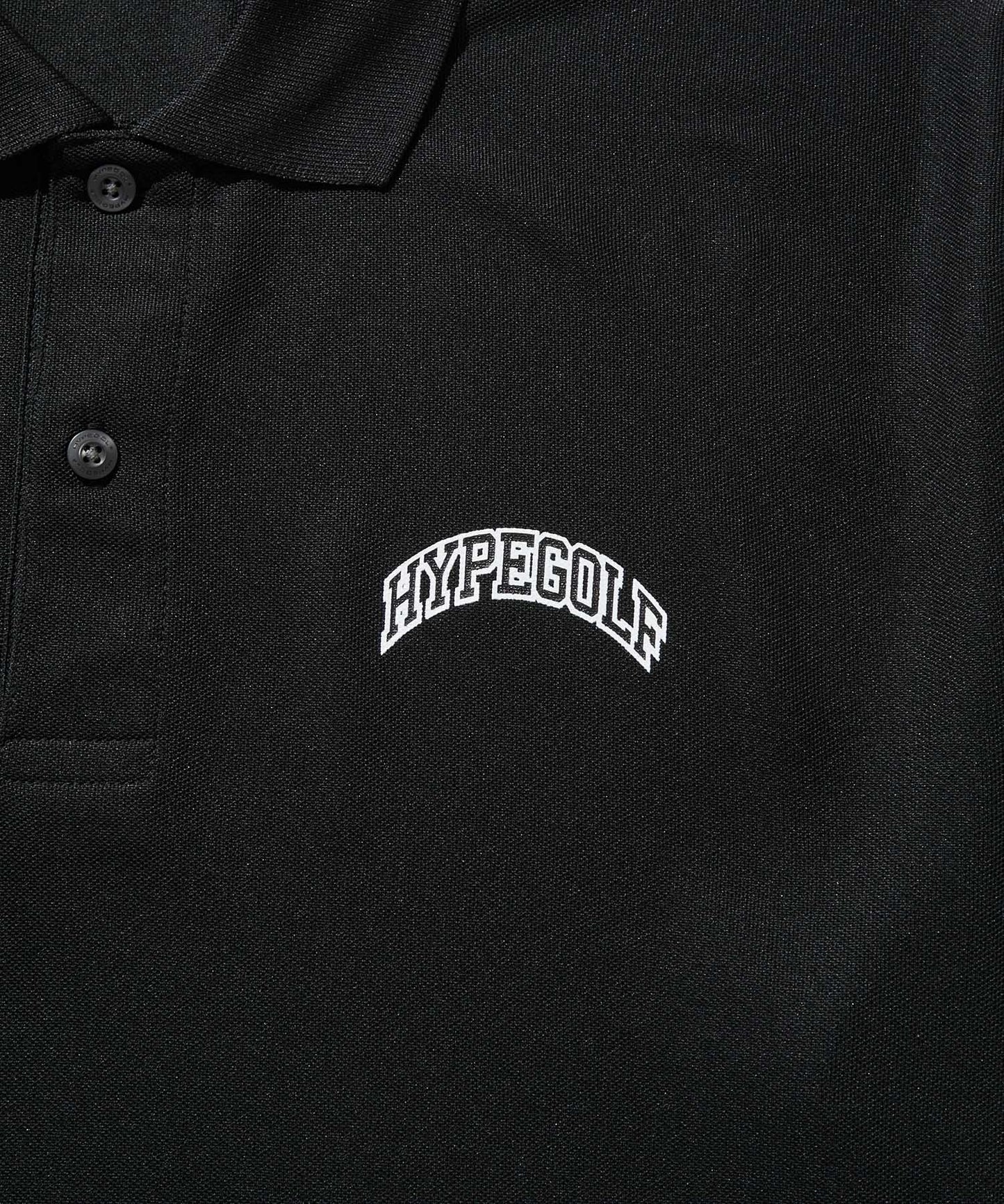 ARCH LOGO POLO SHIRTS BLACK