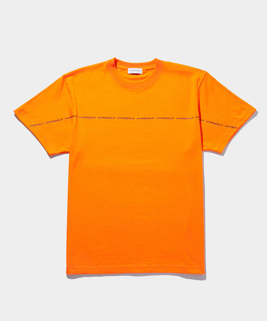 LINE LOGO T-SHIRTS ORANGE