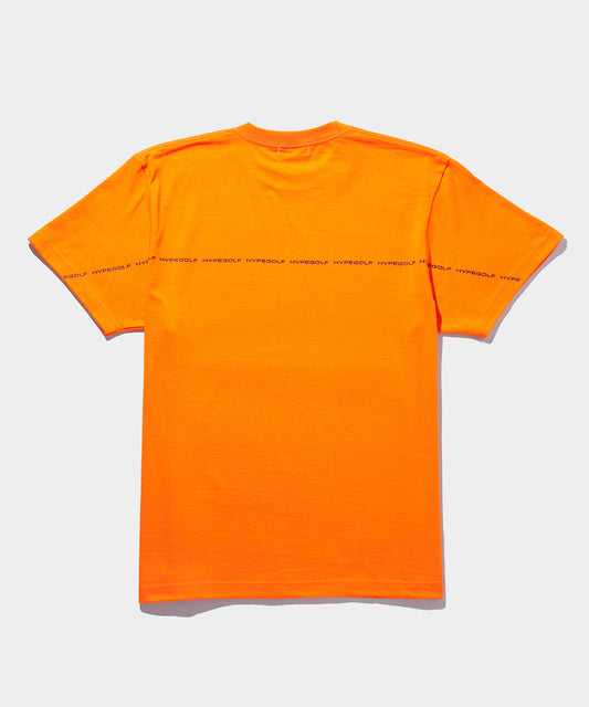 LINE LOGO T-SHIRTS ORANGE