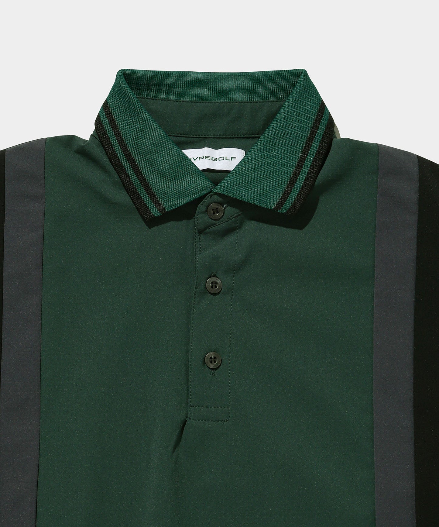 TRICOLOR POLO SHIRTS D.GREEN