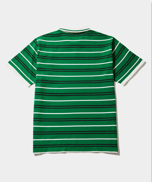 BORDER POLO SHIRTS GREEN