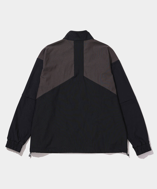 HEAT WARM HALF ZIP JACKET BLACK