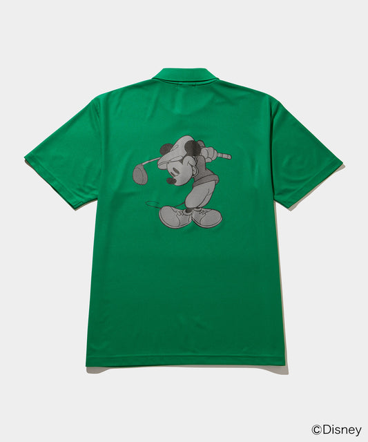 【EC LIMITED】POLO SHIRTS / Mickey Mouse GREEN