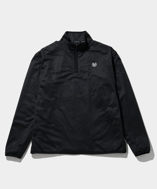 Octa HALF ZIP SHIRTS BLACK