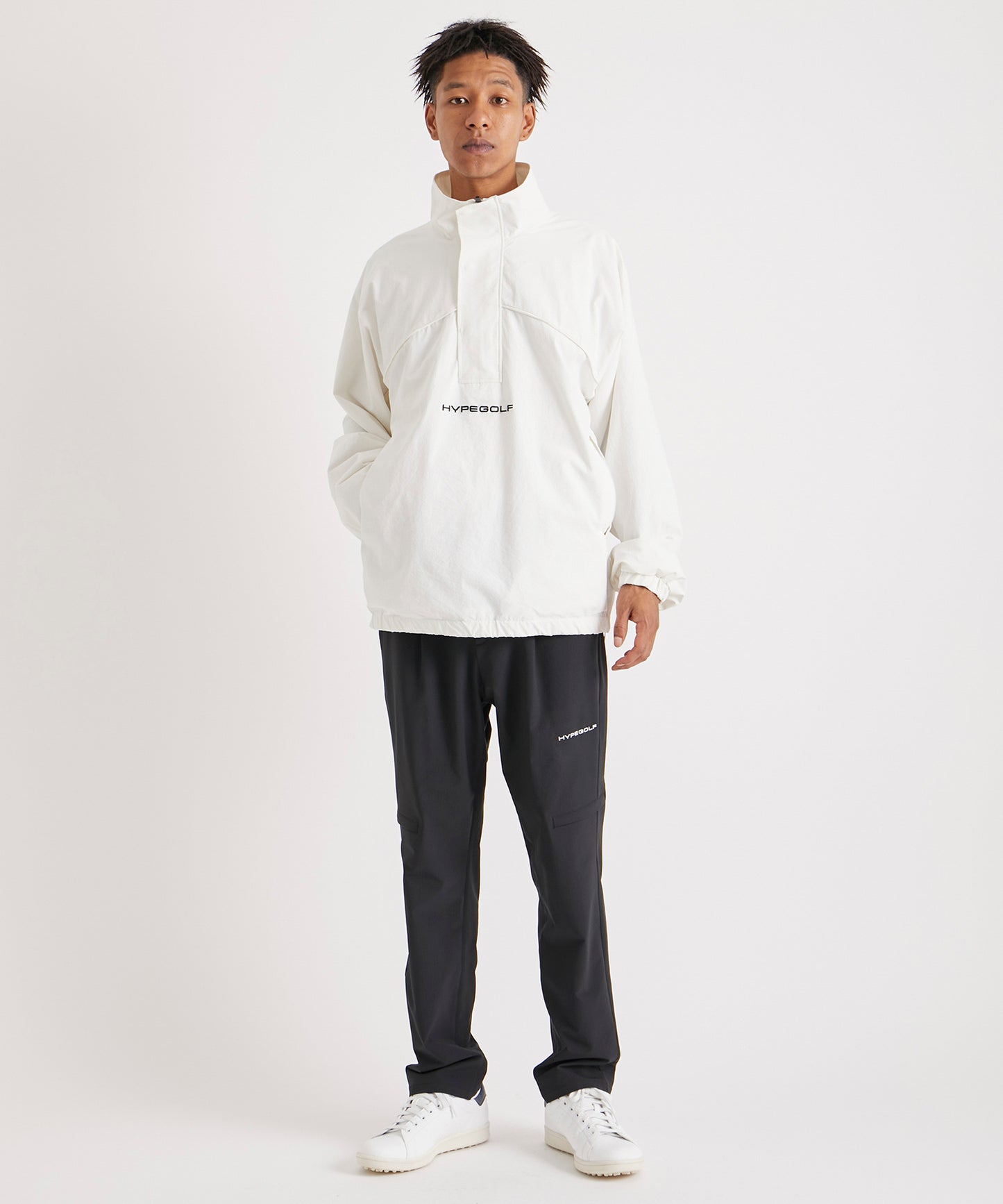 CORDURA RIP STOP HALF ZIP JACKET WHITE