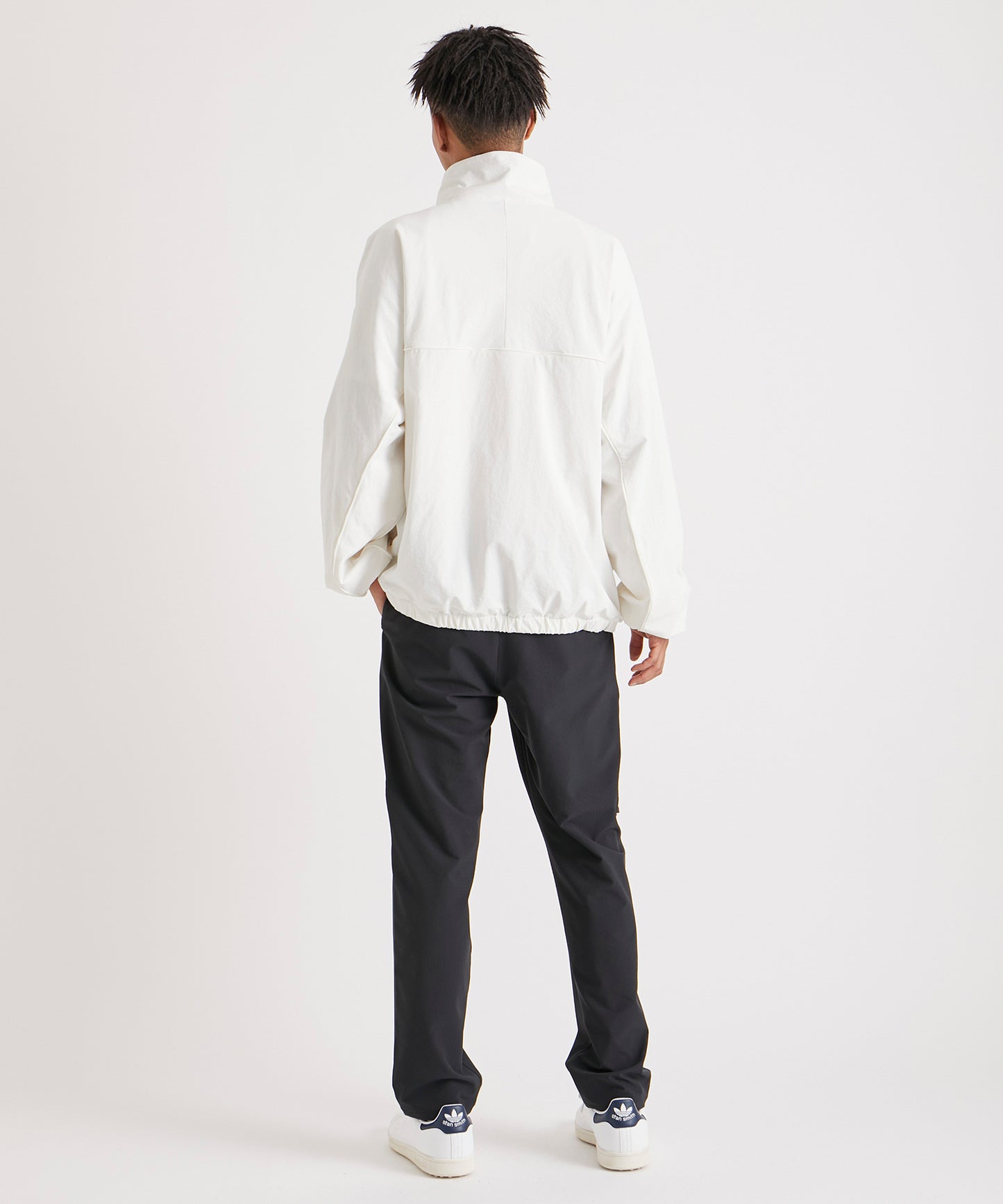 CORDURA RIP STOP HALF ZIP JACKET WHITE