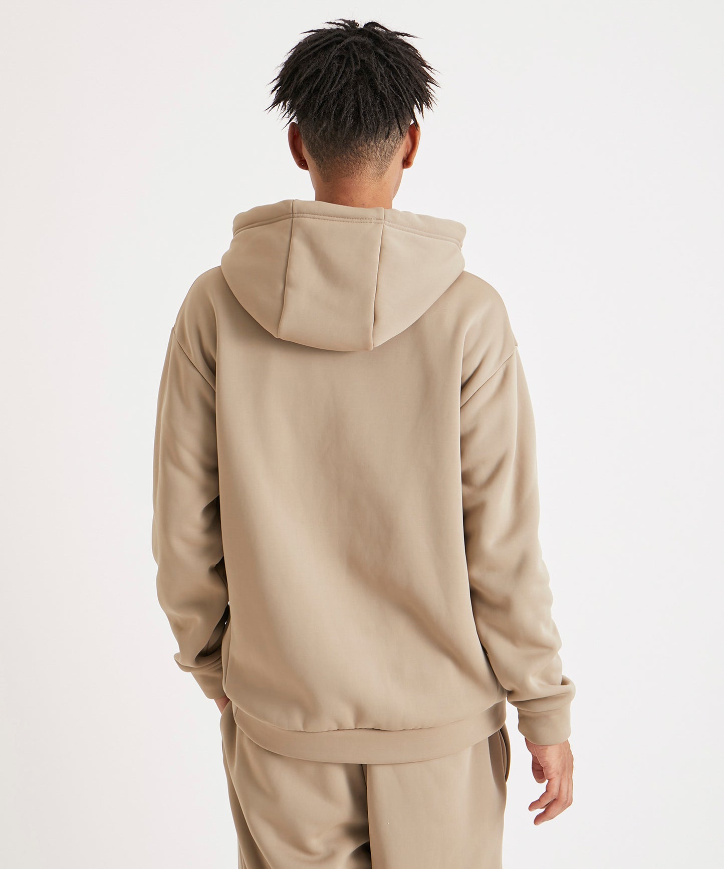 BACK BOA HOODIE BEIGE