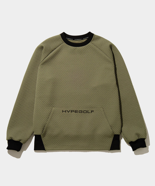 BUMP JERSEY PULL OVER BEIGE