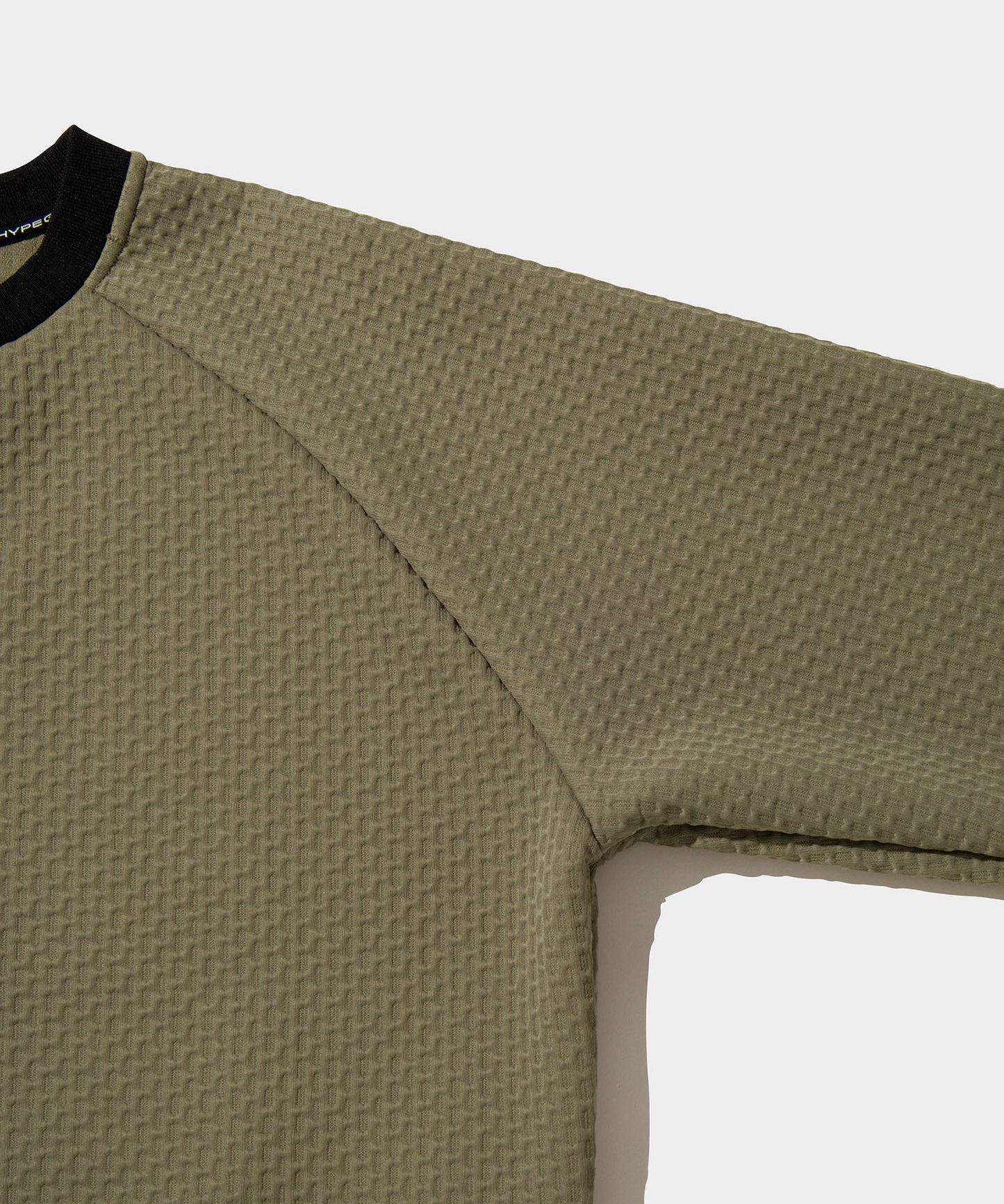 BUMP JERSEY PULL OVER BEIGE