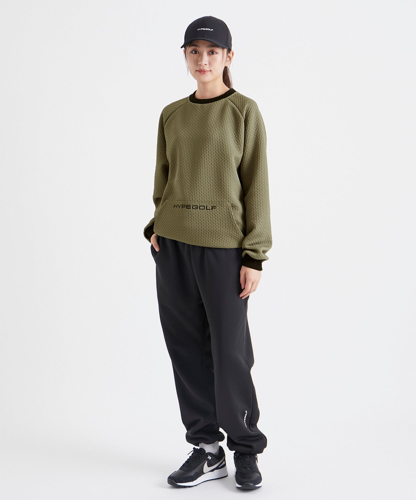 BUMP JERSEY PULL OVER BEIGE