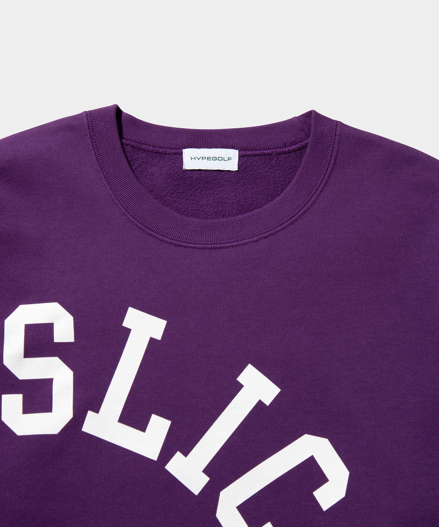 SLICE GOLF SWEATSHIRT PURPLE